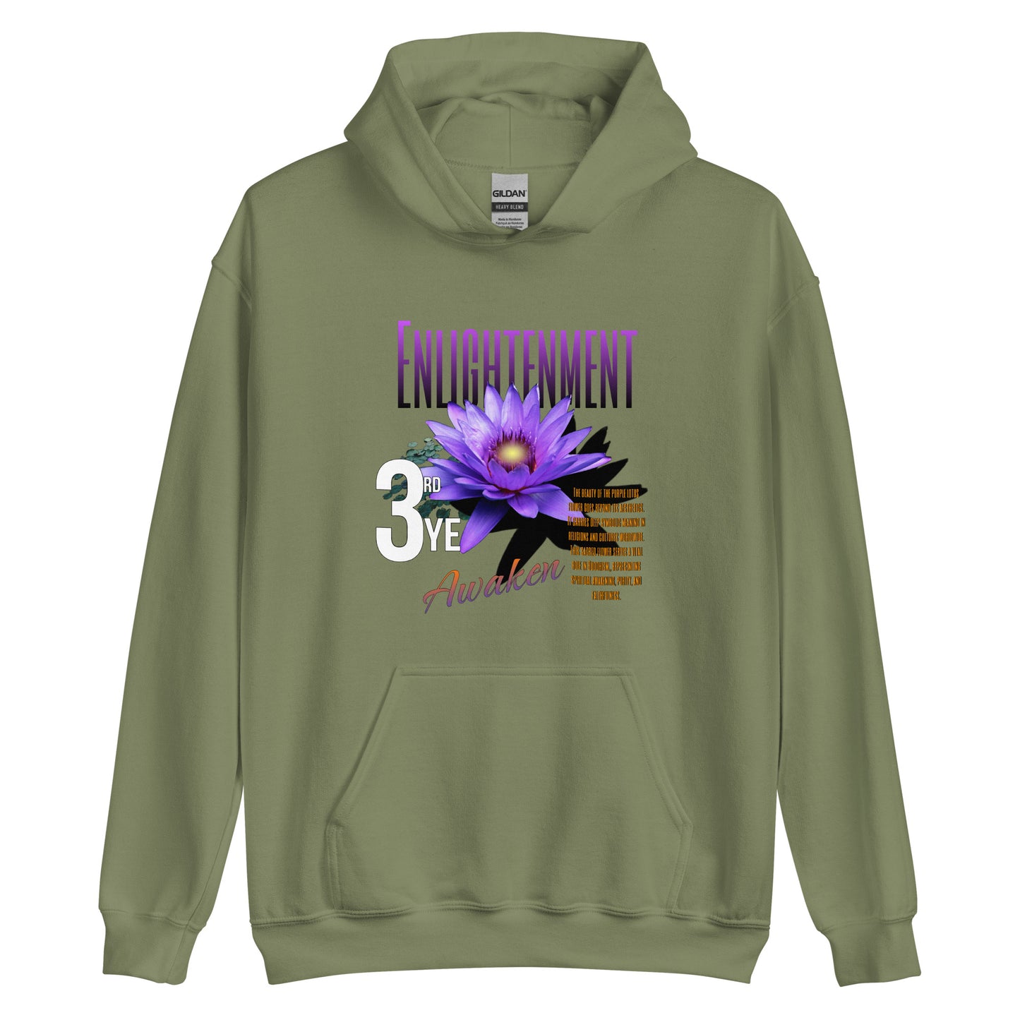 Enlightenment Lotus Graphic Hoodie