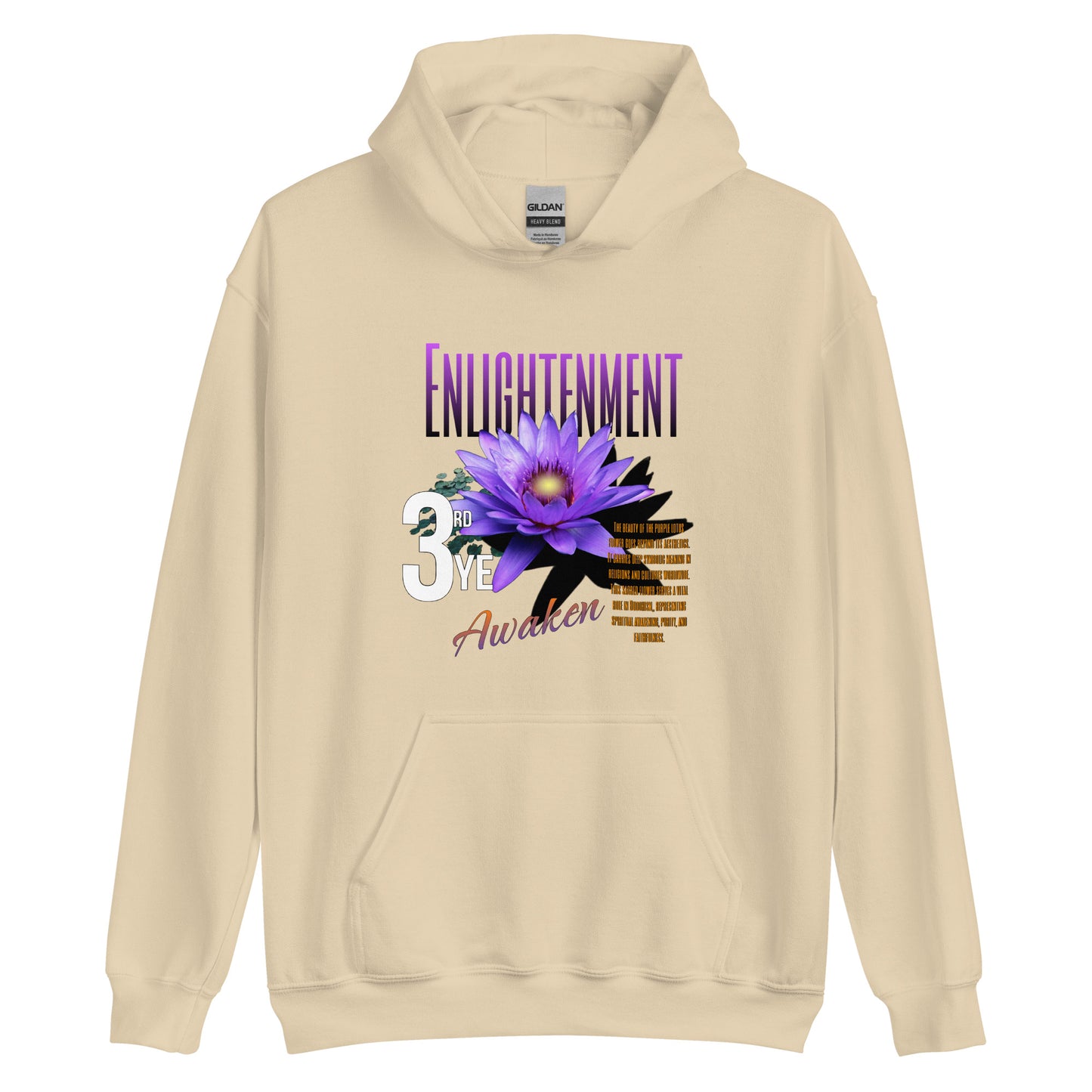 Enlightenment Lotus Graphic Hoodie